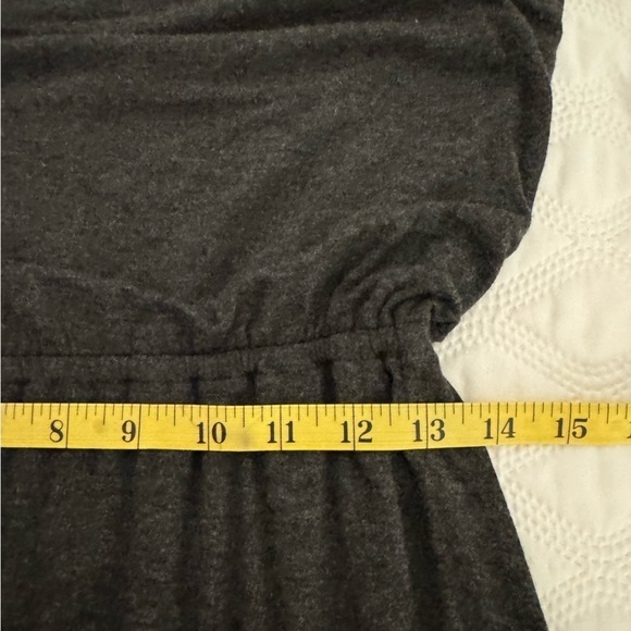 LOFT Dark Gray Blouson Maxi Dress Size Small - Picture 10 of 12